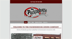 Desktop Screenshot of packinghousedining.com